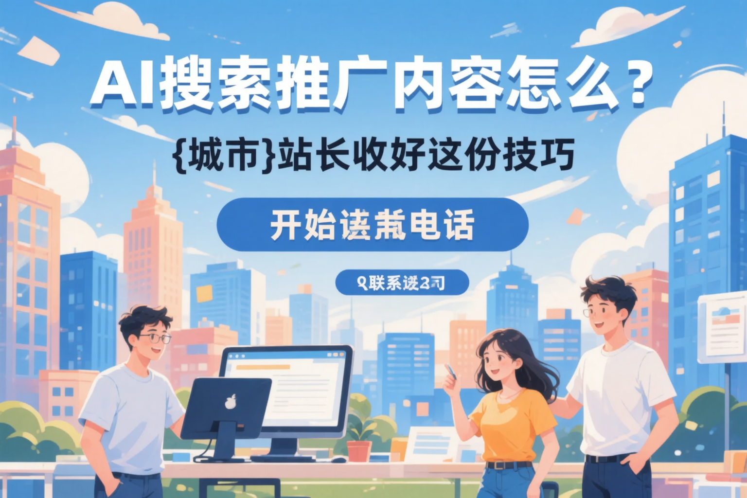 AI搜索推广内容怎么写？富宁站长收好这份技巧