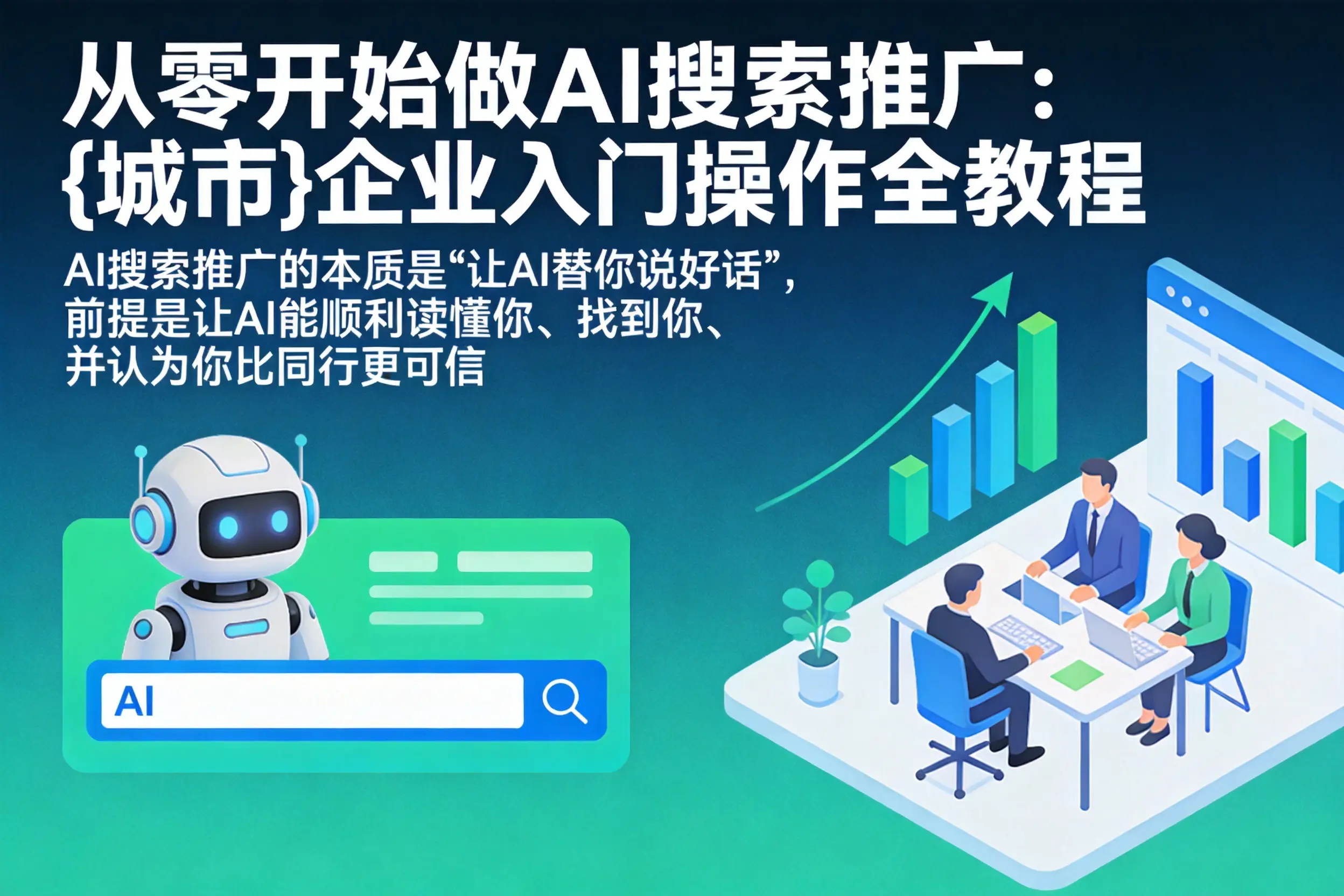 从零开始做AI搜索推广：富宁企业入门操作全教程